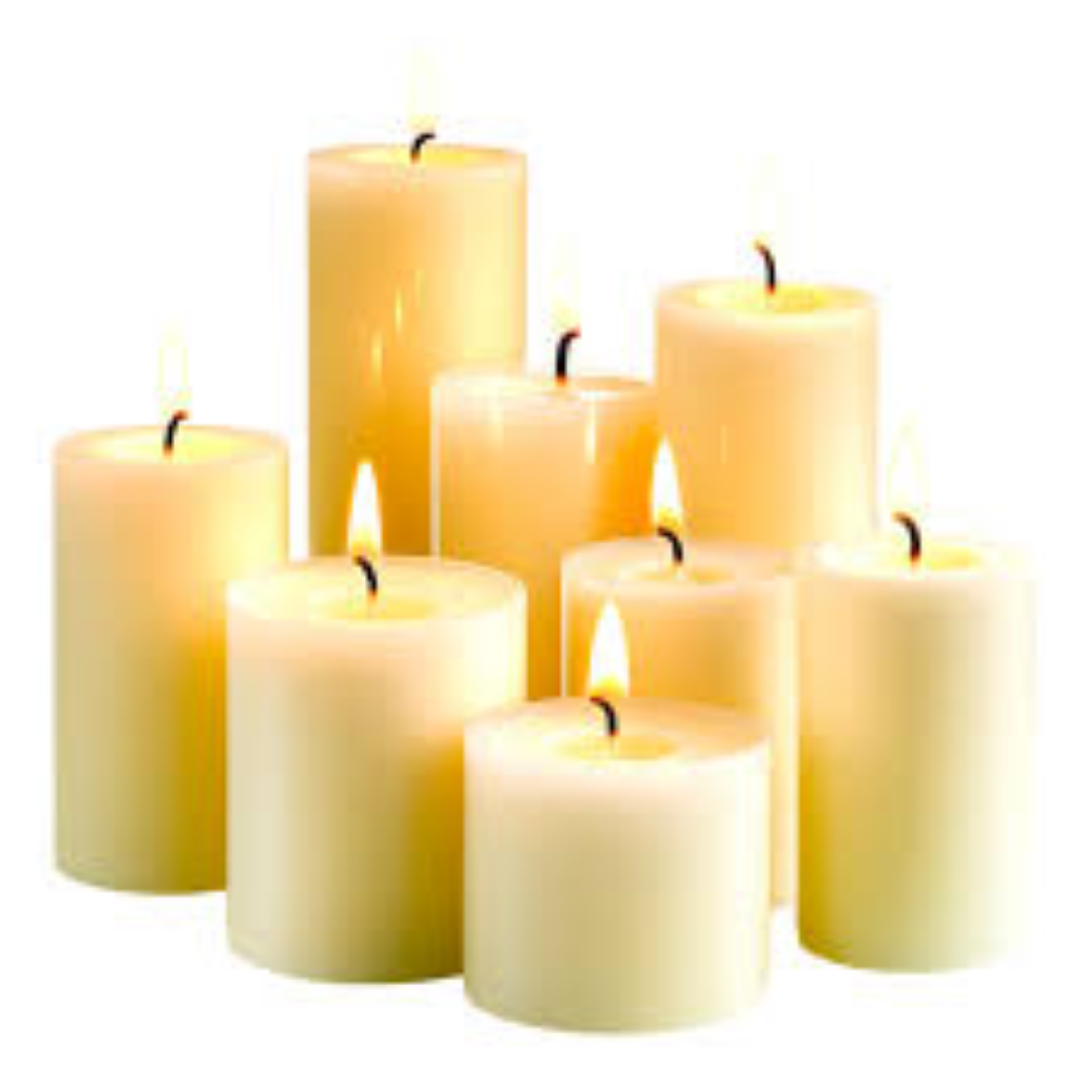 TWILITE WHITE CANDLES 6'S